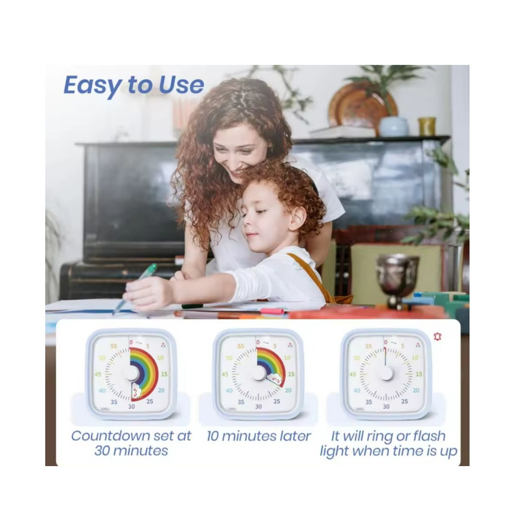 Temporizador Visual 60 Minutos Reloj Educativo TEA TDAH Niños