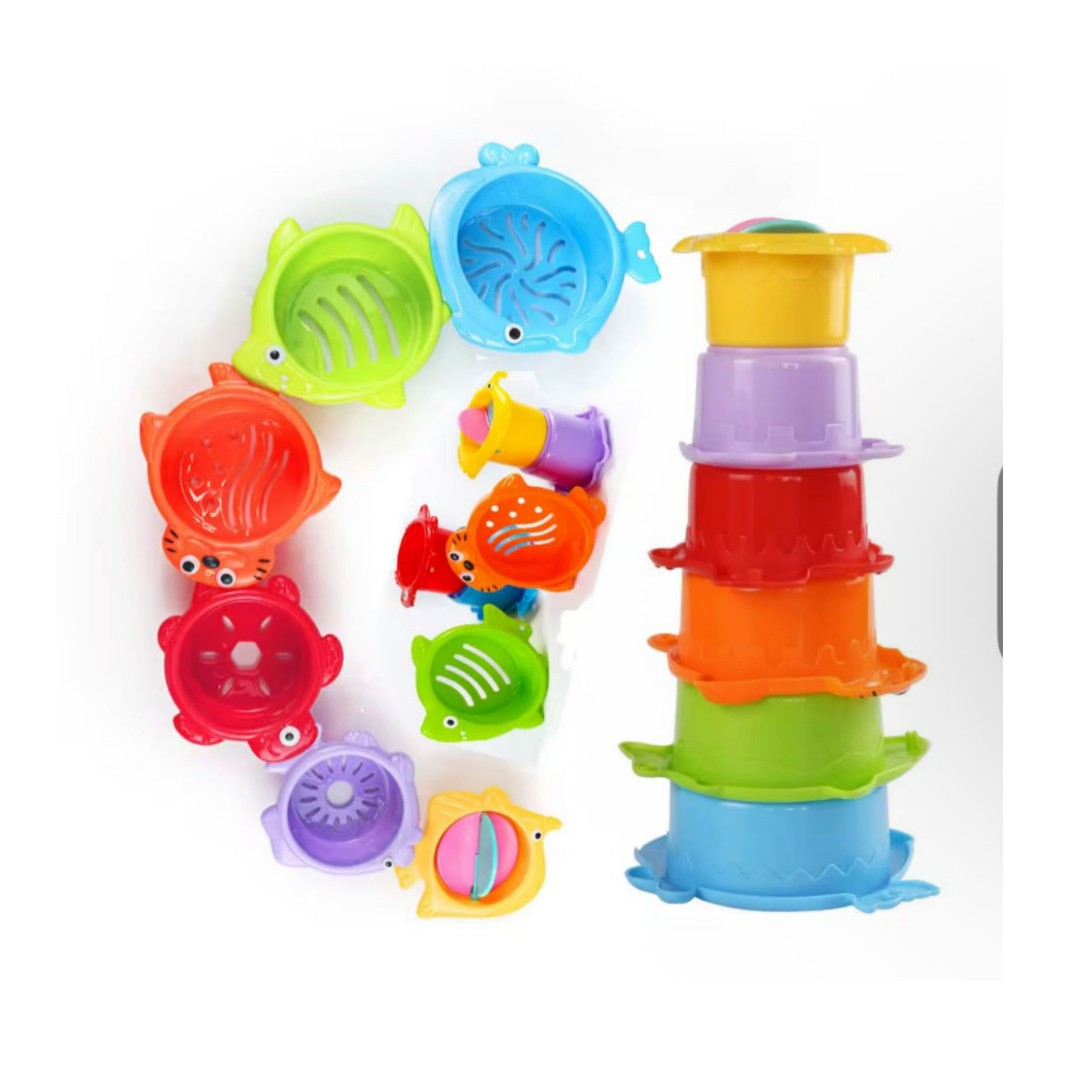 Vasos Apilables Juego Para Bebés Y Niños.