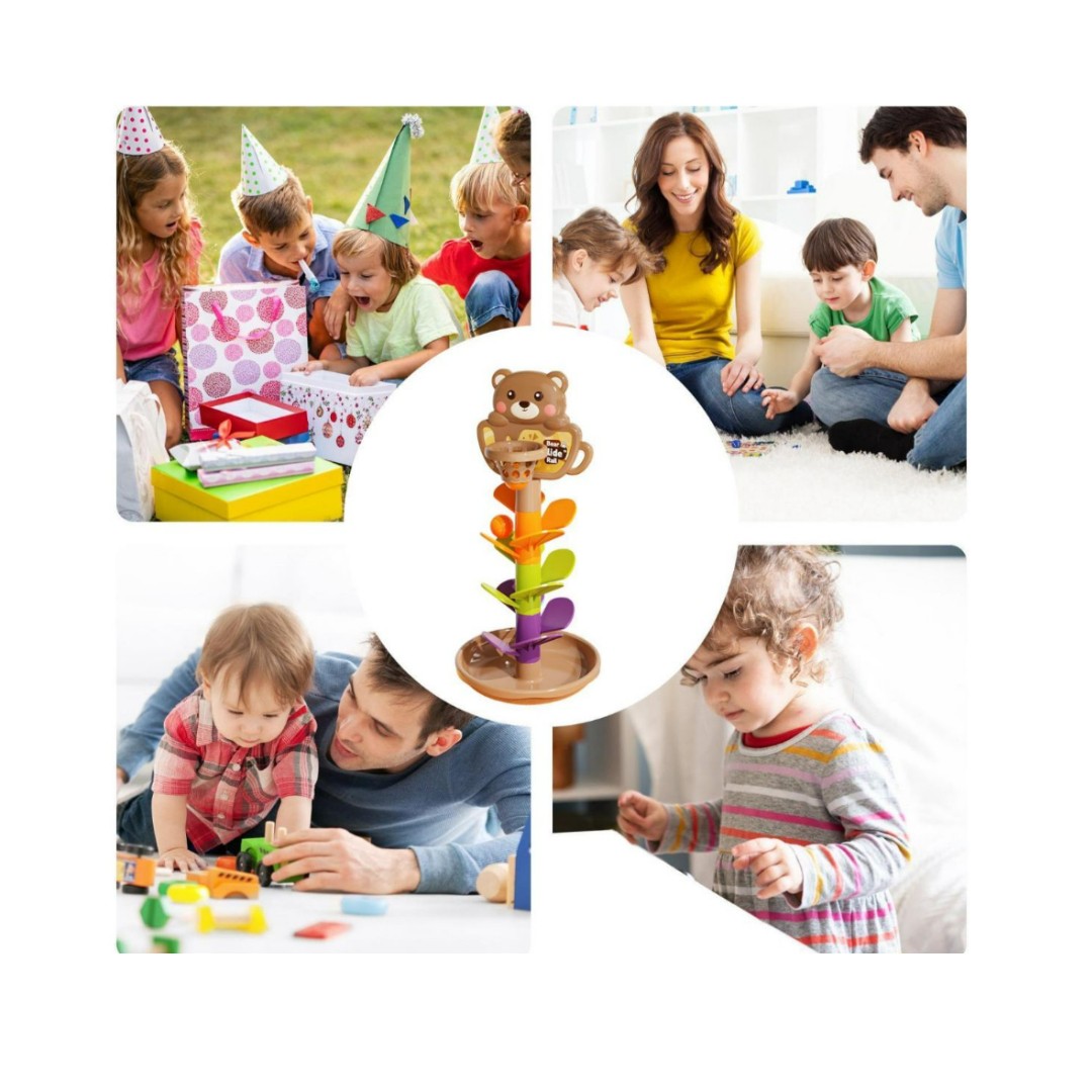 Torre De Bolas Infantil Oso Didáctica