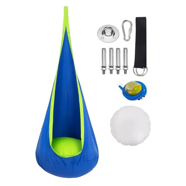 Columpio Sensorial Hamaca Niños Interior Y Exterior Con Cojín