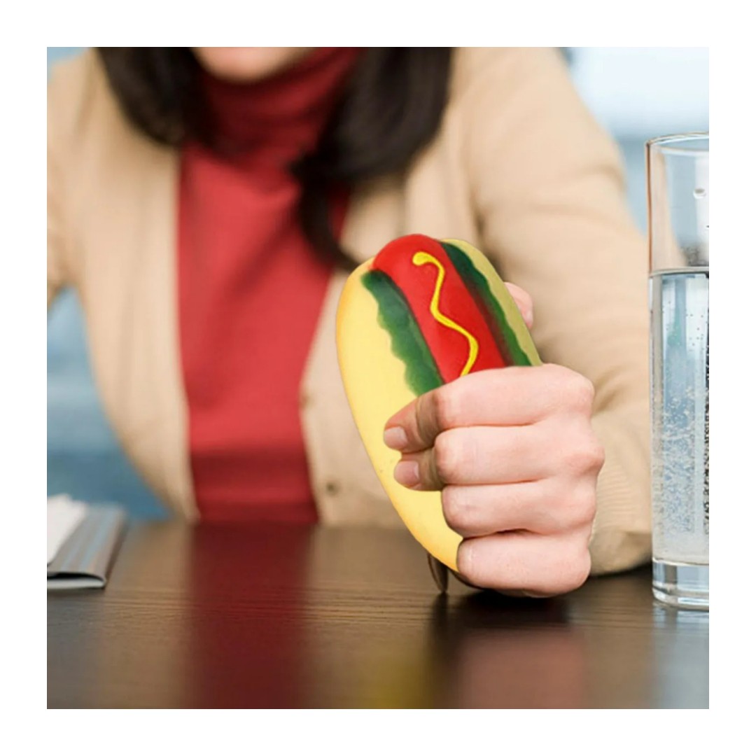 Squishy Hot Dog Esponjoso Completo - Ultrasuave.