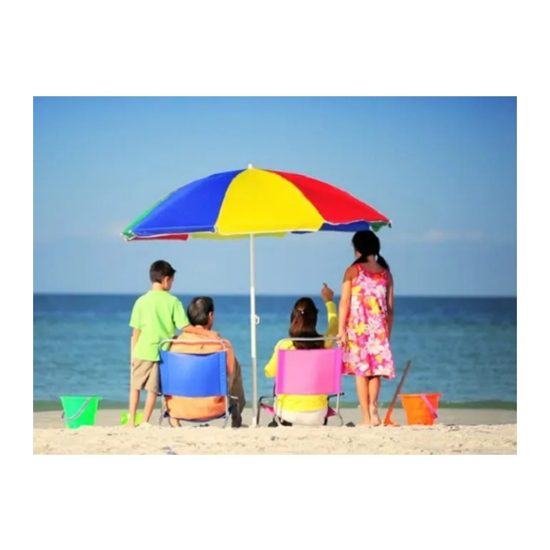 Sombrilla Quitasol Paragua 180cm Sombrilla Playa Uv Sol Quitasol