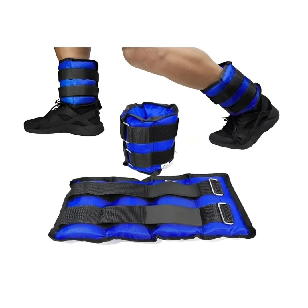 2 Pesas Tobilleras 1kg Muñecas Pesas De Ejercicio Total 2kg