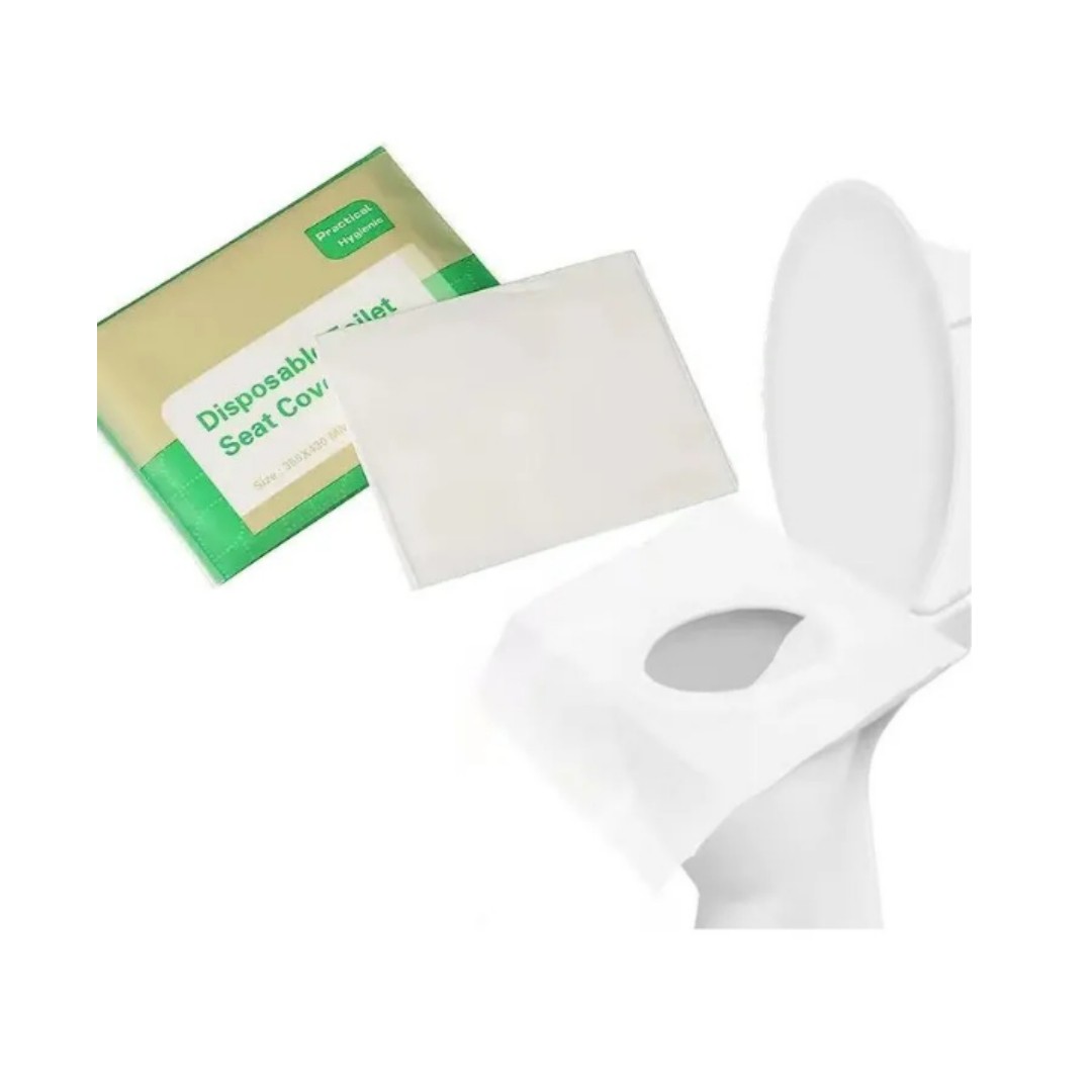 Cubre Asiento Baño Inodoro Wc Desechable 10 U
