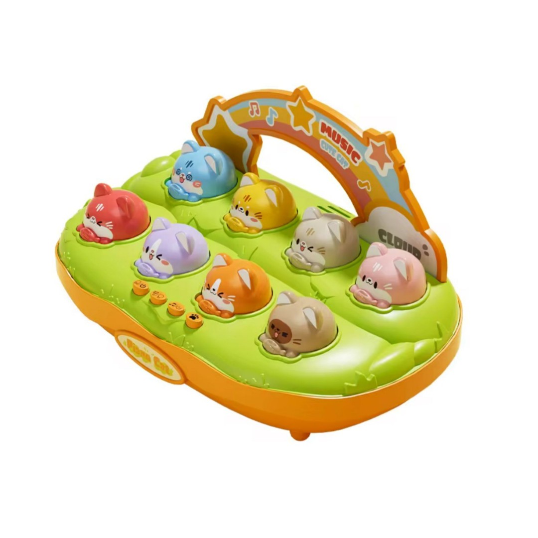 Juego Educativo Piano Gatitos Musical Luces y Sonidos Divertidos para Niños