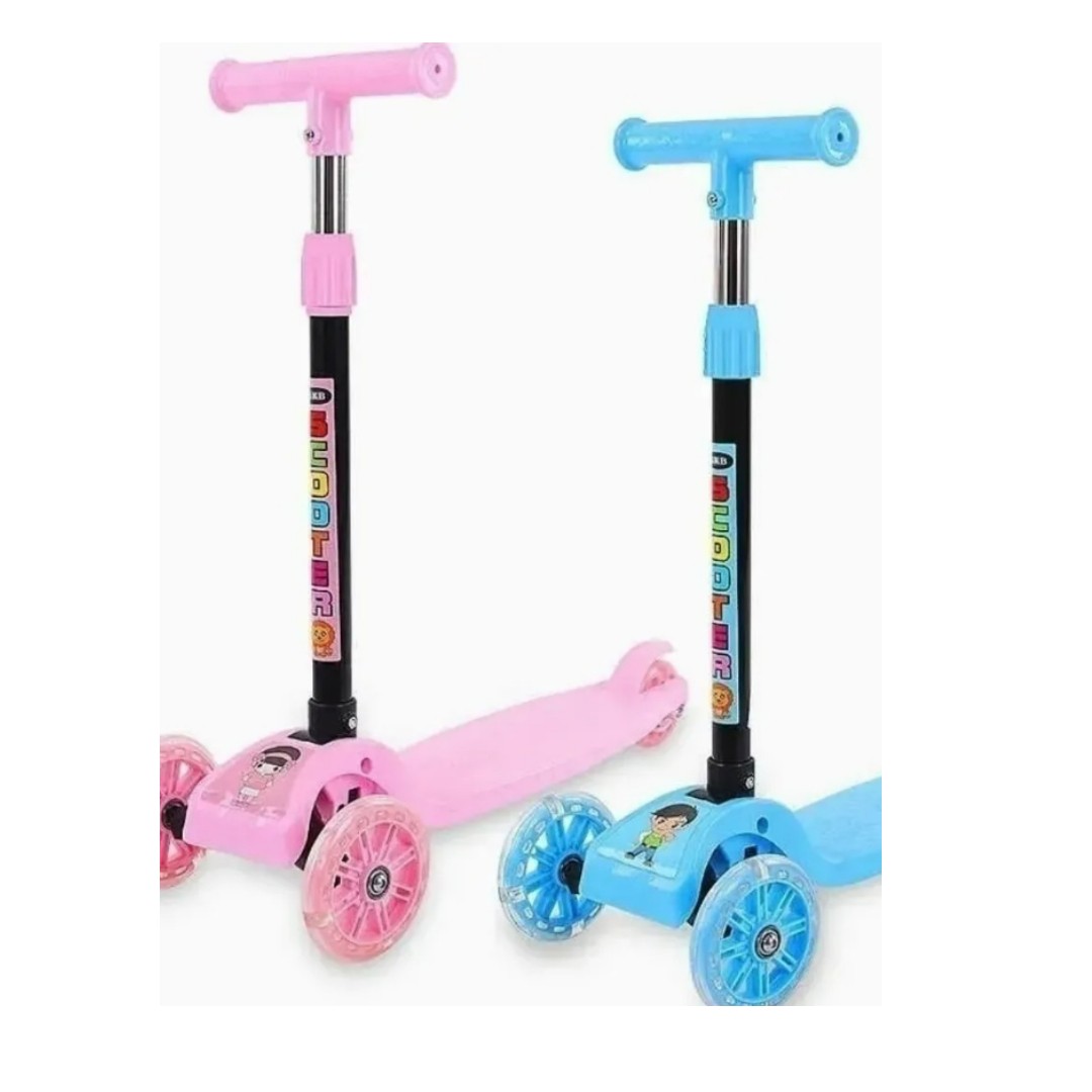 Monopatín LED Infantil 3 Ruedas - Freno Ajustable