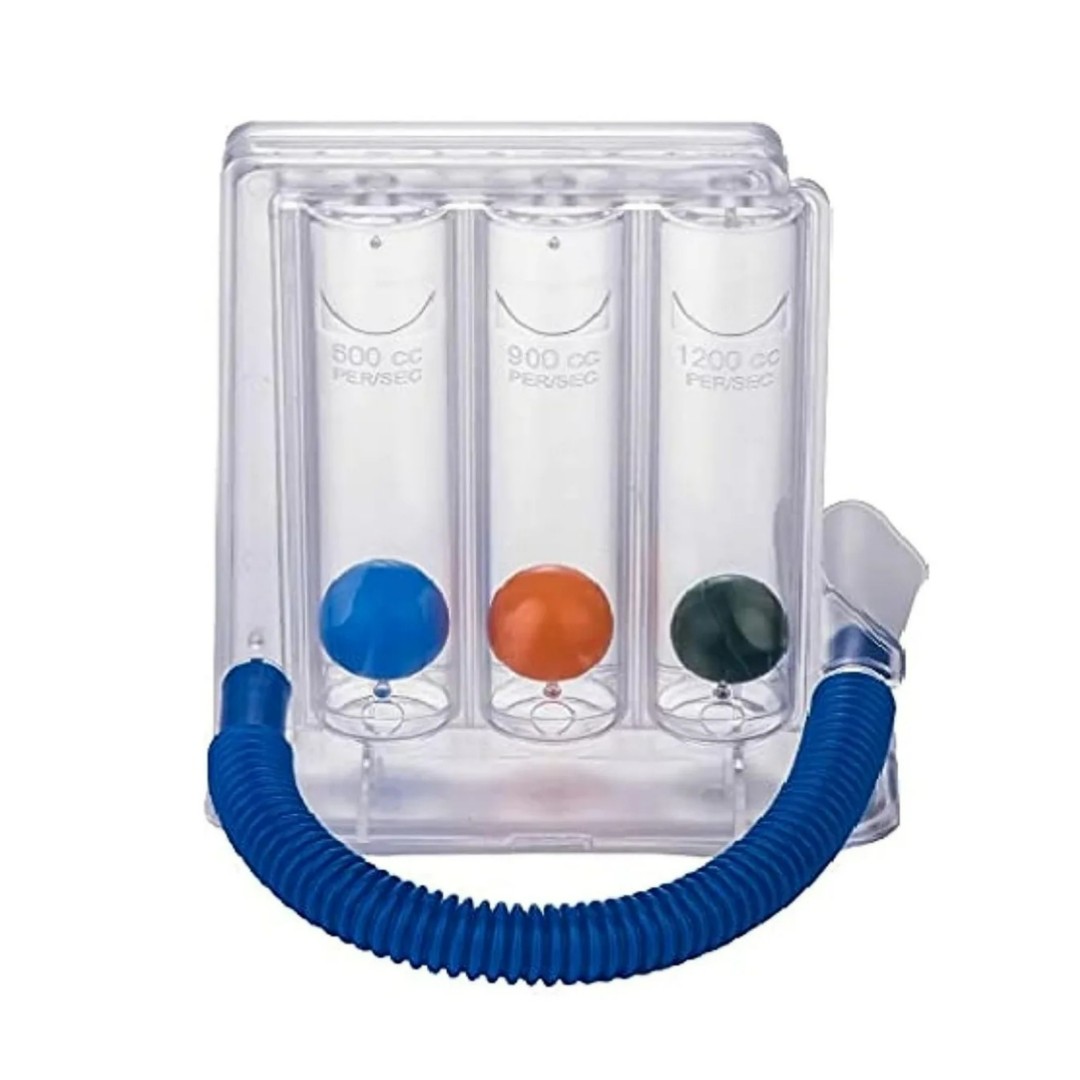Triflo Espirometro Respiratorio Ejercitador Pulmonar 3 Balon