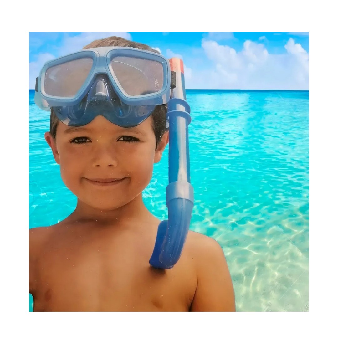 Kit de buceo para adultos y jóvenes con máscara y tubo