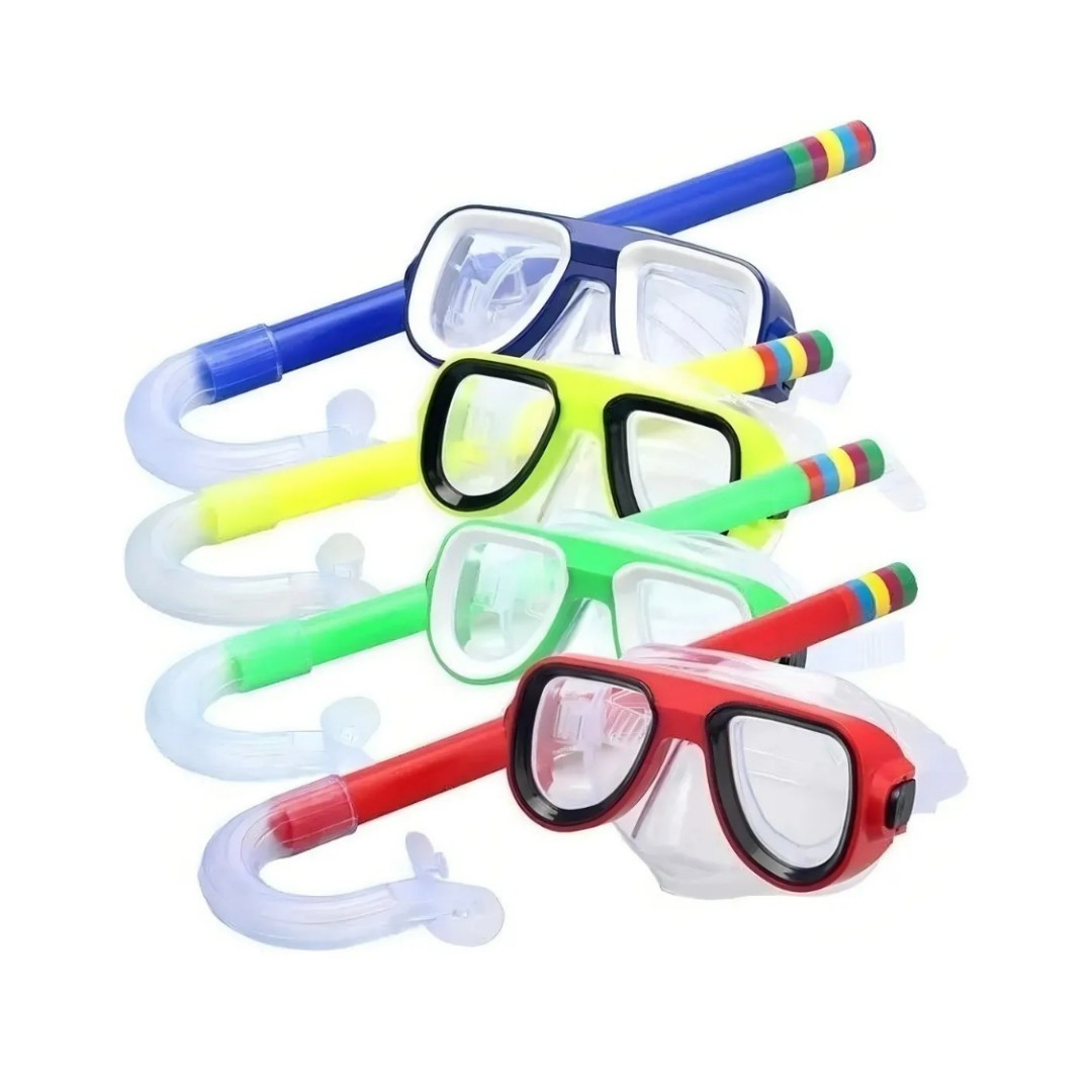 Kit de buceo para adultos y jóvenes con máscara y tubo
