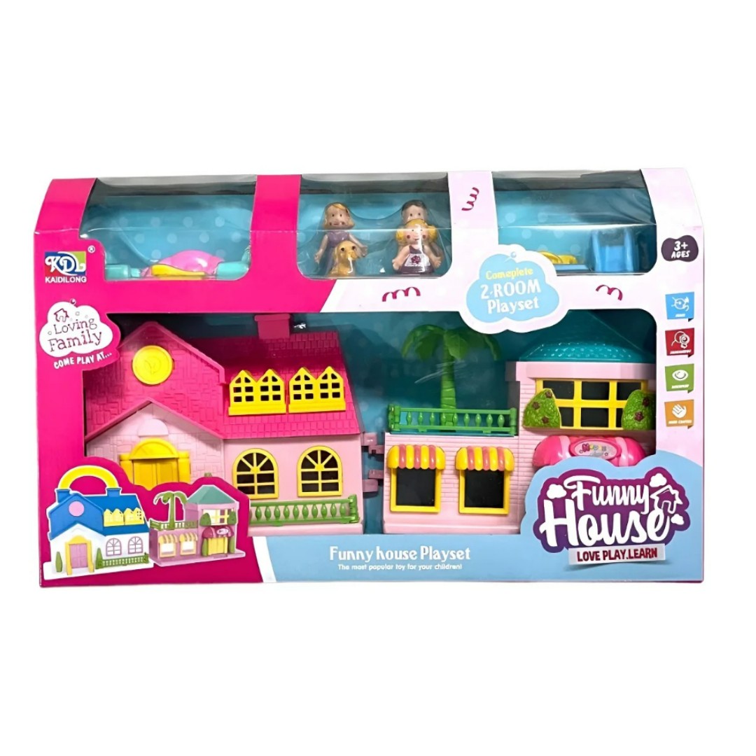 Casita De Juguete Interactiva Con Accesorios