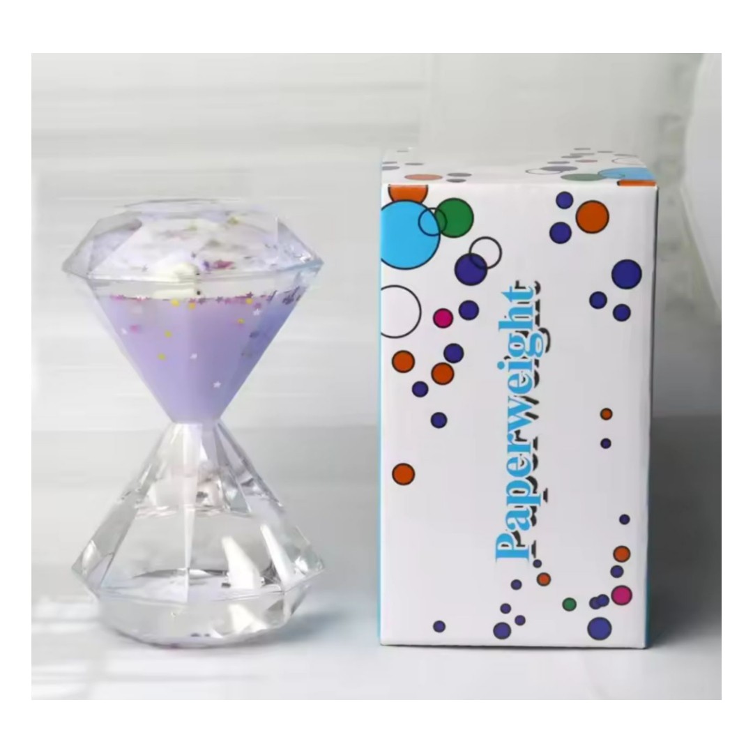 Reloj De Arena Tipo Con Aceite Color En Agua Sensorial