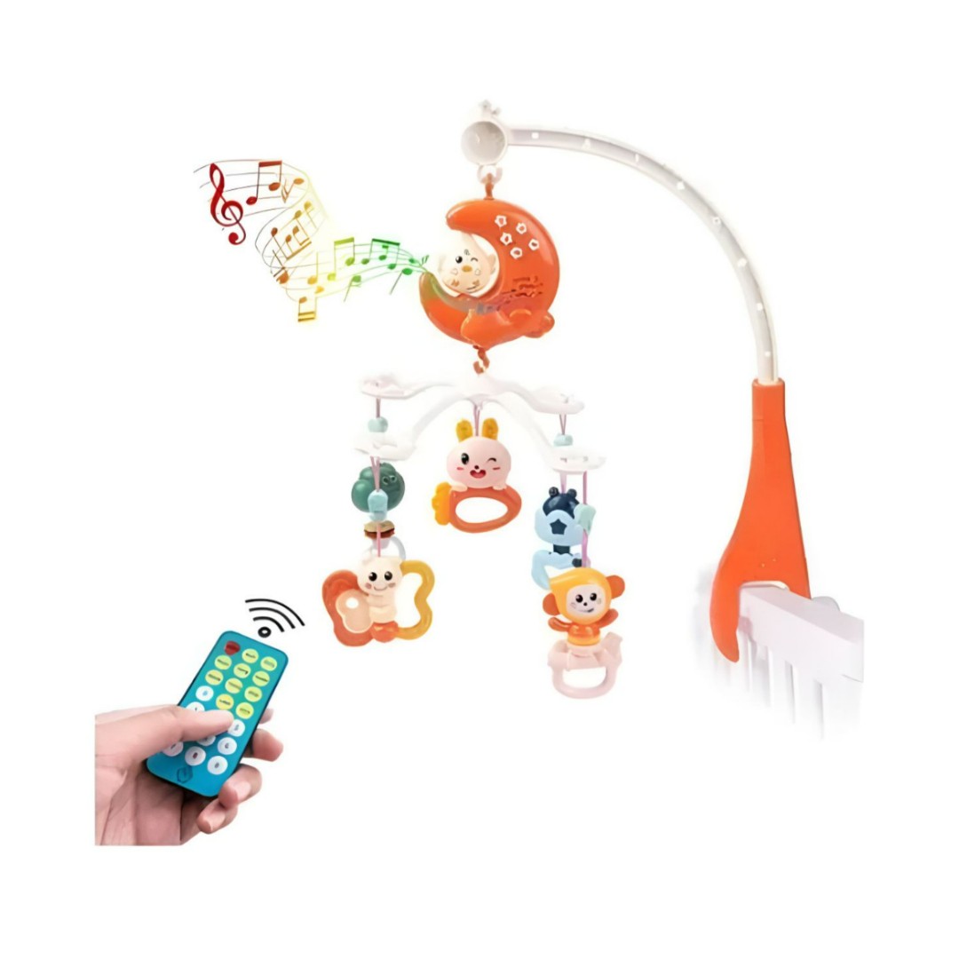 Movil MUSICAL para cuna bebé Con Control 2 en 1
