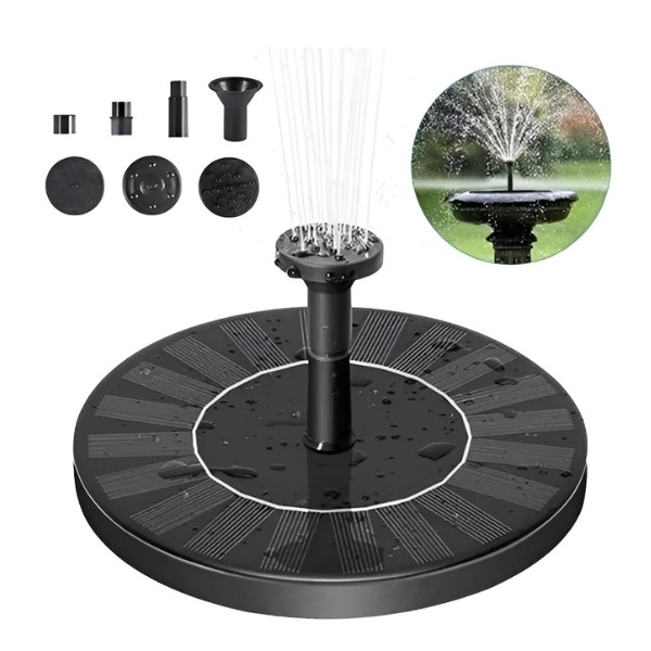 Fuente Solar De Agua Flotante Piscina Bomba Riego