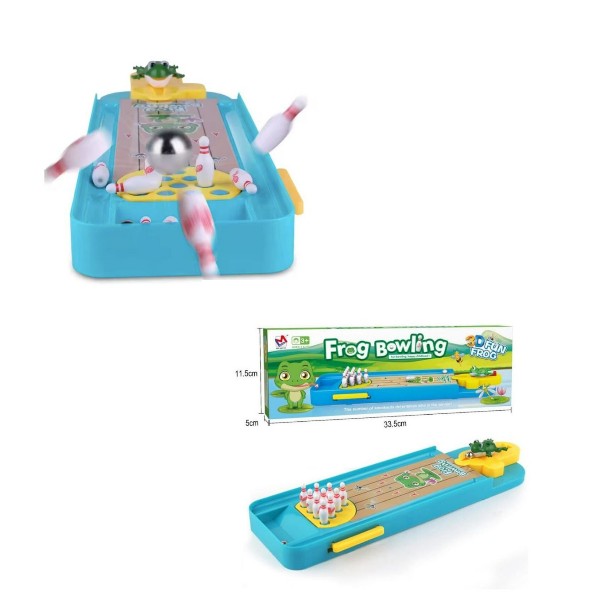 Juego De Mesa Ranita Pista De Bolos