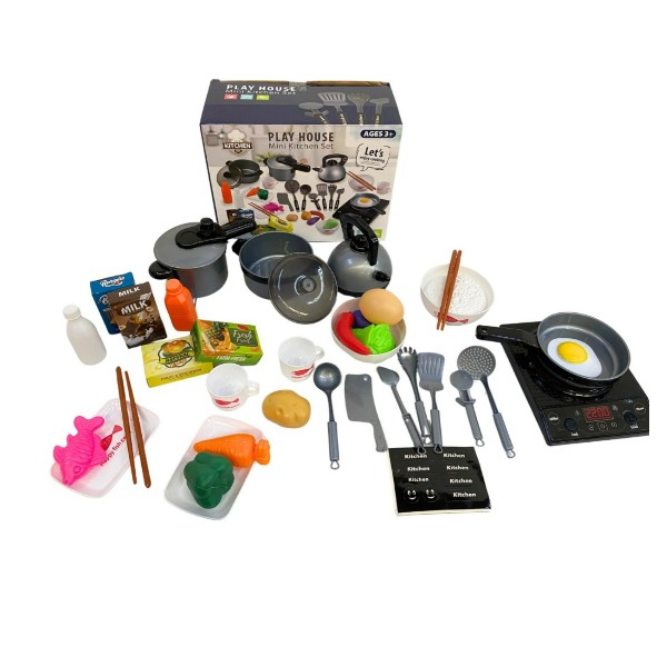 Cocina Juguete Cocinita Infantil Luz Sonido 36 Piezas Juego