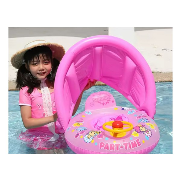 Flotador De Natación para bebé Con Toldo para el sol