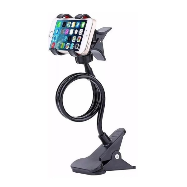 Soporte Celular Pinza Brazo Flexible Sujeta Celular