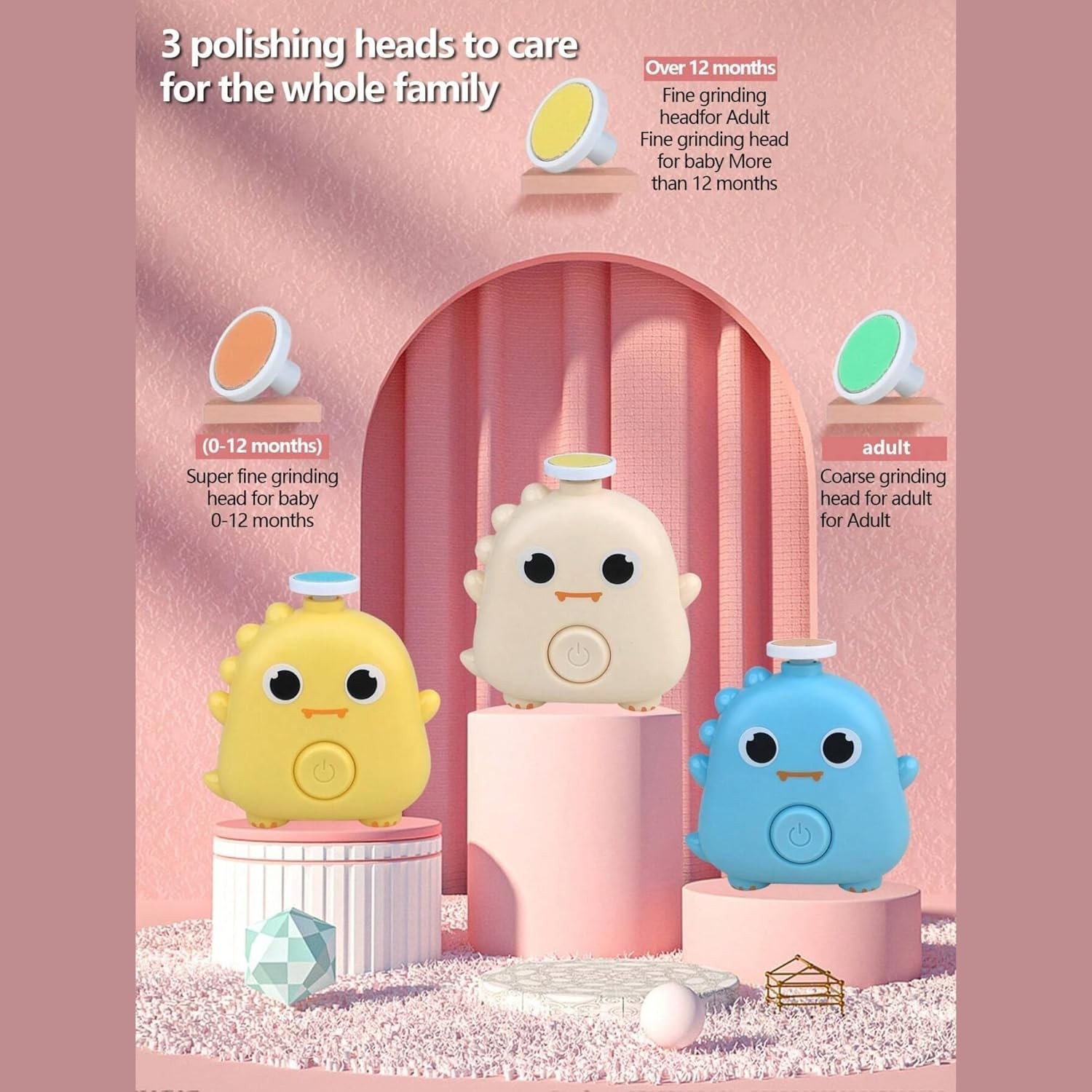 Lima Pulidor De Uñas Eléctrico Para Bebé Patito