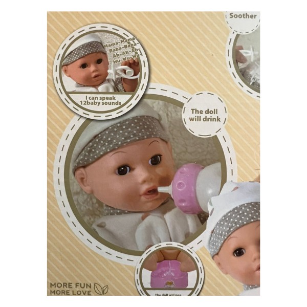 Muñeca Guagua - Bebe Gestitos Faciales