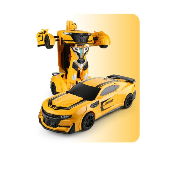 Vehiculo 2 En 1 Auto En Robot Luz Y Musica