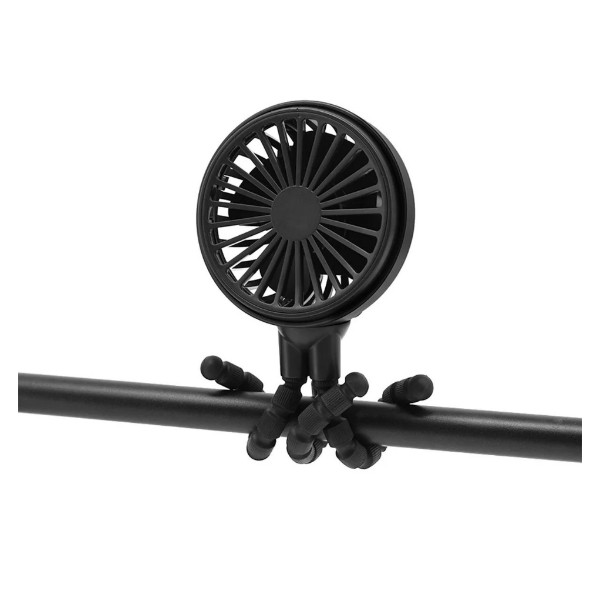 Ventilador 360 Multifuncional Auto Coche Bebe Montable