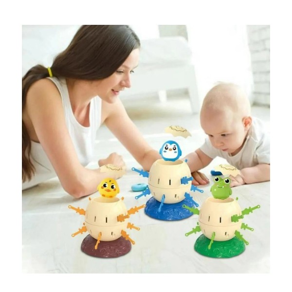 Juguete Sapito - Pollito Barril Pirata Con Espadas Aventuras