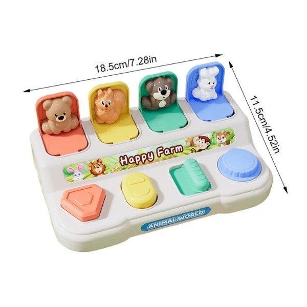 Juguete Sensorial Para Bebe Mini Pop Up