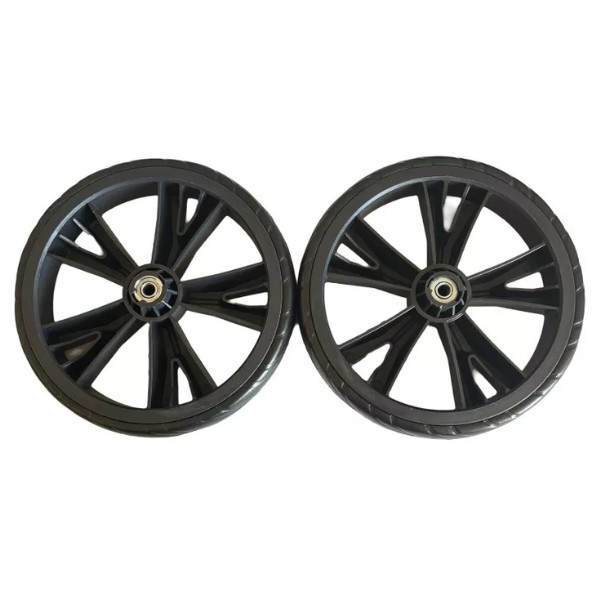 Pack 2 Ruedas Para Carros De Feria Grande