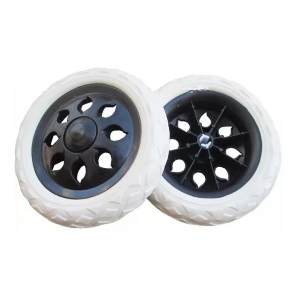 Pack De 2 Ruedas De Carrito De Feria , Compras (repuestos)