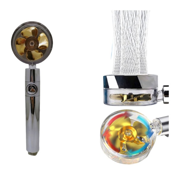 Cabezal Ducha Turbina Aumenta Presión
