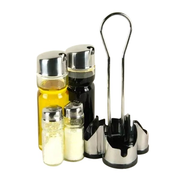 Set Alcuza Clasico 5 Piezas Allegra Vidrio