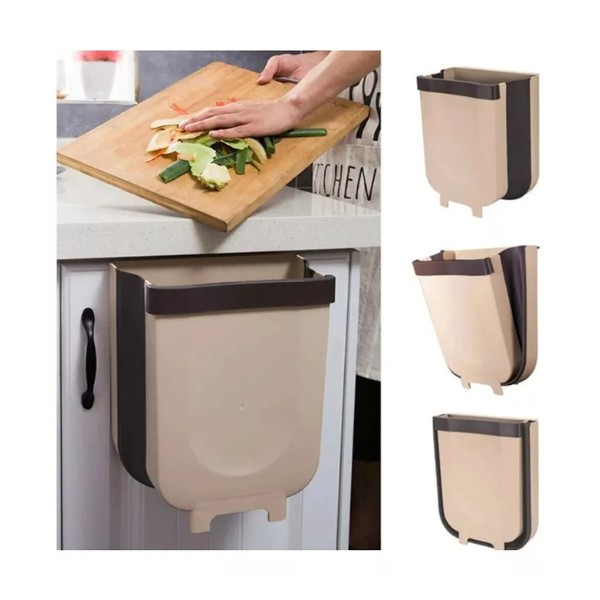 Basurero Papelera Plegable Resistente Multiuso Baño Cocina