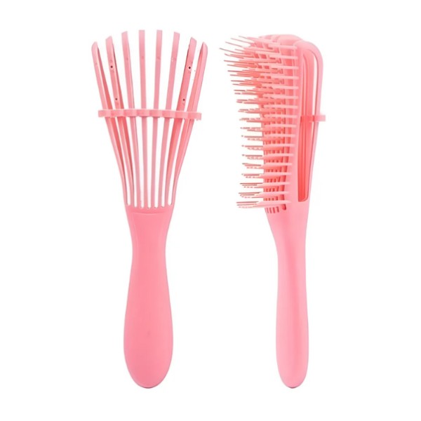 Cepillo Flexible Desenredante Para Cabello Rizo