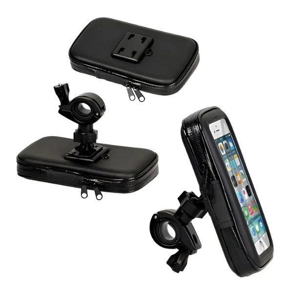 Soporte Porta Celular Impermeable Manillar Bicicleta Moto