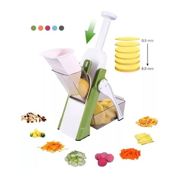Picador Cortador Verduras Frutas Rayador Multifuncional