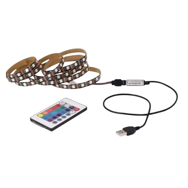 Cinta Rgb Tira Led Usb Para Tv, Pc+ Control Remoto