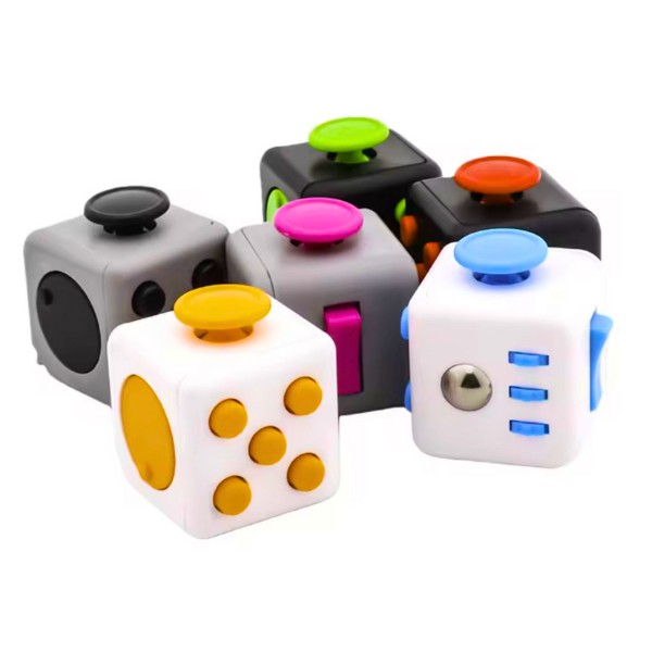 Juguete Antiestrés Sensorial Cubo 6 Funciones