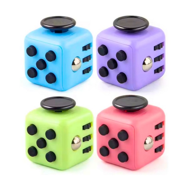 Juguete Antiestrés Sensorial Cubo 6 Funciones