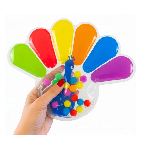Bolsa Sensorial De Gel Para Motricidad Fina Y Colores