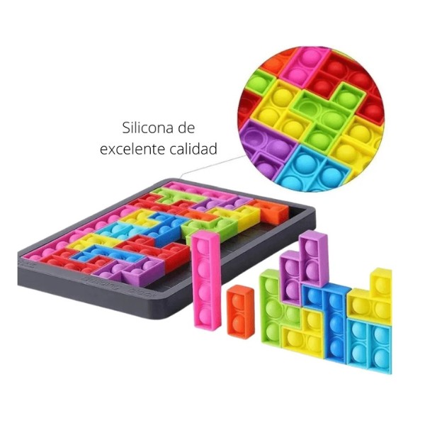 Juego De Bloques Sensoriales Antiestrés 27 Piezas