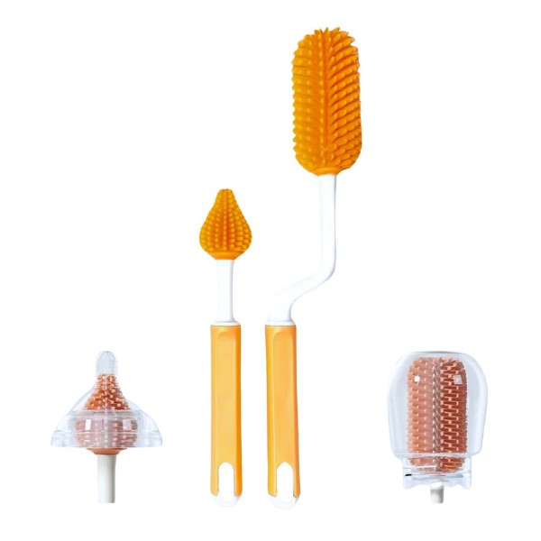 Cepillos De Silicona Limpiadores De Mamaderas Y/o Tetinas