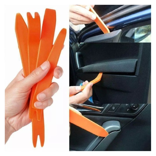 Kit De Paletas Para Desmontaje Radio Tablero Auto 4pcs