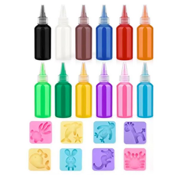 Kit De Gel Magico 3d Acuatico, 6 Gel Juego De Agua