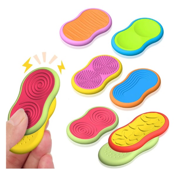 Set De Piedras Sensoriales Magnéticas Con Textura