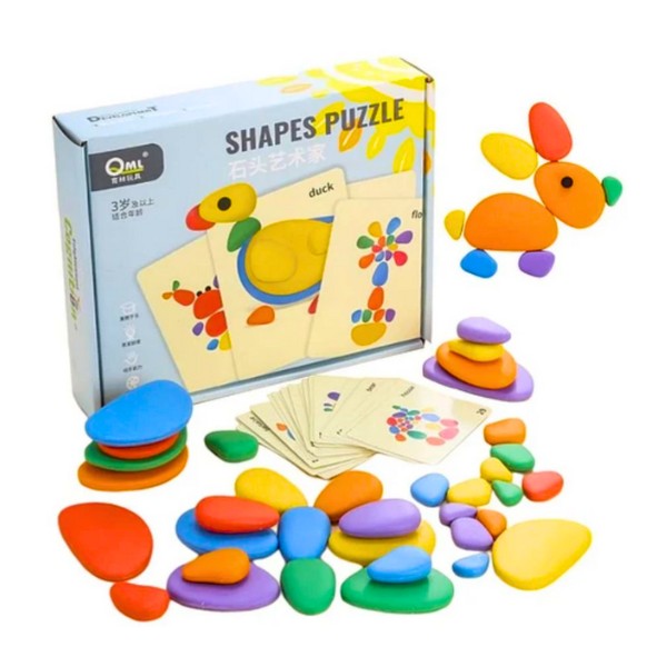 Juguete Didáctico Piedras De Colores Infantil