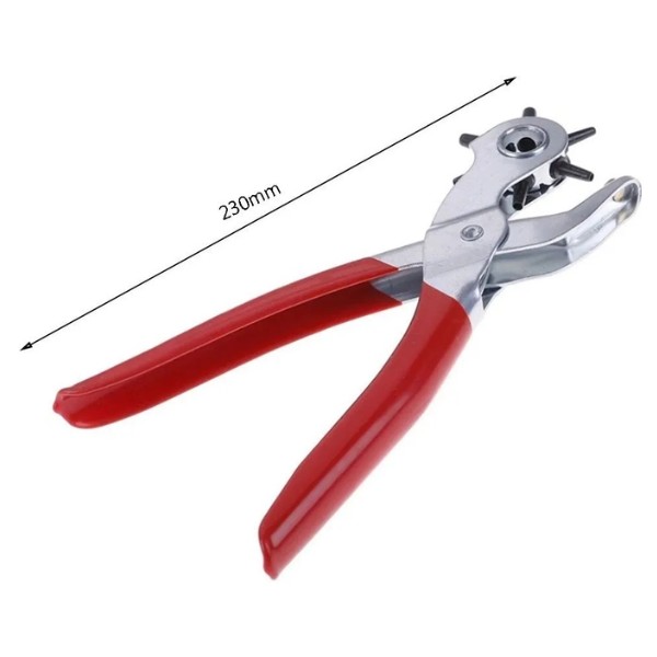 Alicate Perforador de Cuero 6 Tamaños para Cinturones y Ojetillos