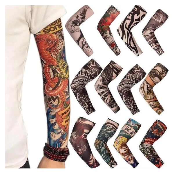 Mangas De Brazos Protectoras Sol Mangas Tatuaje Uv