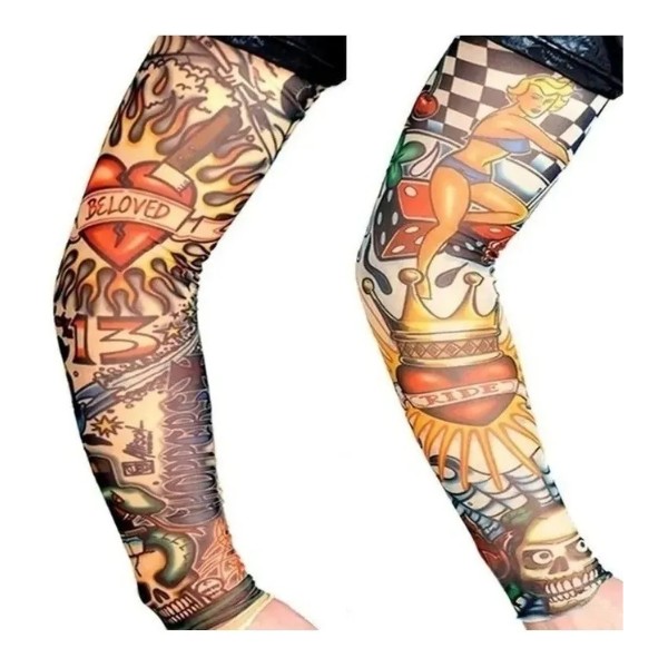 Mangas De Brazos Protectoras Sol Mangas Tatuaje Uv
