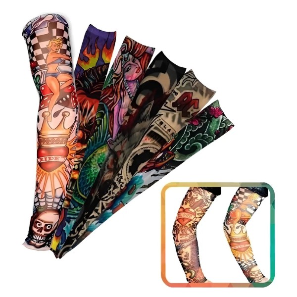 Mangas De Brazos Protectoras Sol Mangas Tatuaje Uv