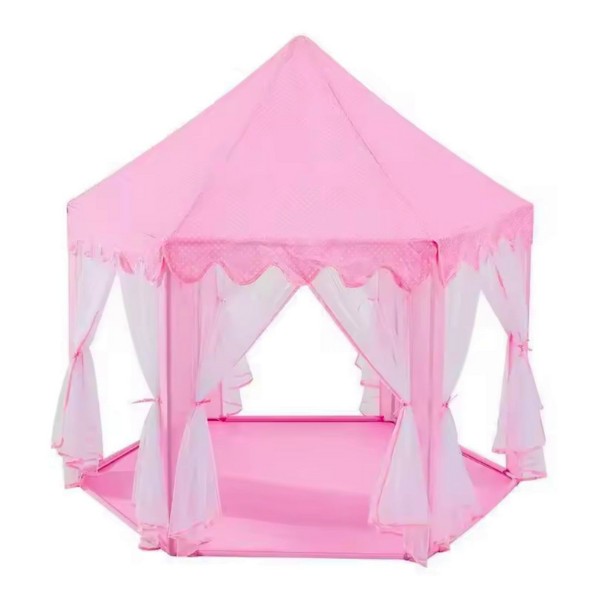 Carpa De Juego Infantil Castillo Rosa Para Niñas
